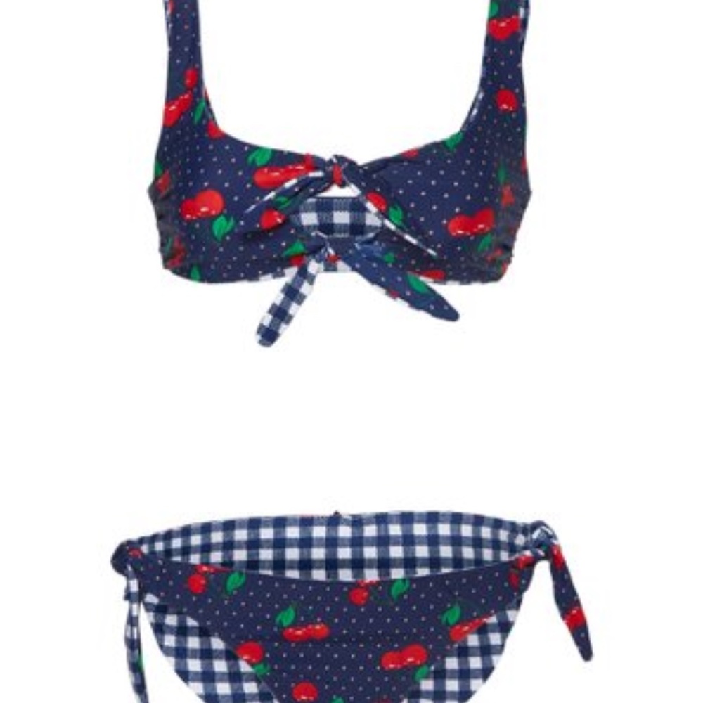 NWT JUICY COUTURE Reversible Swim Bikini Set - Picture 8 of 10